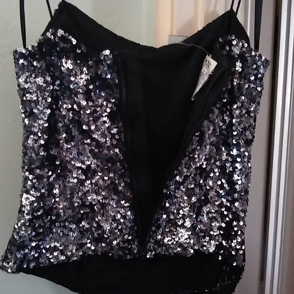 🖤caché All Sequin Bustier - Picture 8 of 11